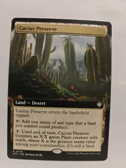 Cactus Preserve (Extended Art) R Commander: Outlaws of Thunder Junction #76 - Image 1