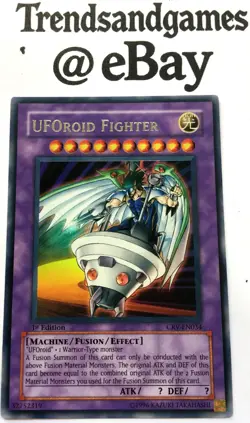 YUGIOH - UFOROID FIGHTER - CRV-EN034 - 1ST ED NM - ULTRA - CYBERNETIC REVOLUTION - Image 1