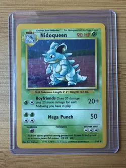 Nidoqueen 🔥 1999 Pokemon Jungle Unlimited HOLO 7/64 - LP - Image 1