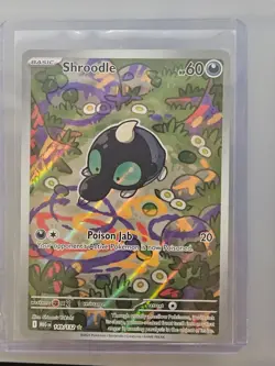 SHROODLE 149/132 MEGA EVOLUTIONS POKEMON (ILLUSTRATION RARE, NM) - Image 1