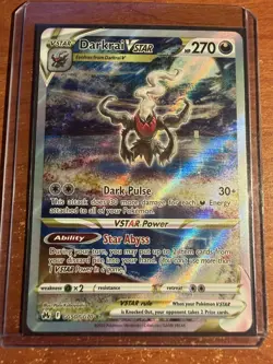 Darkrai VSTAR GG50/GG70 Crown Zenith Galarian Gallery NM Pokemon Card - Image 1