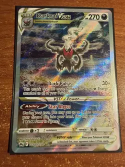 Darkrai VSTAR GG50/GG70 Crown Zenith Galarian Gallery NM Pokemon Card - Image 2