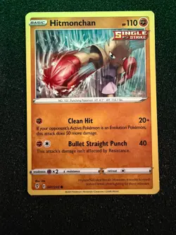 Pokemon - HITMONCHAN - 081/203 - Reverse Holo - Evolving Skies - Image 1