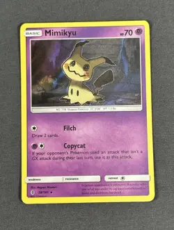Mimikyu 58/145 Holo SM - Guardians Rising - Pokemon Card - NM - Image 3