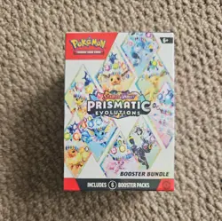 Pokemon TCG Scarlet & Violet Prismatic Evolutions Booster Bundle Dented Box - Image 1