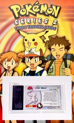 Mew 151 Pokemon Topps Serie 2 Prima Edizione Italiano Foil - Image 2