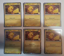 Pikachu Lot Of 6 (Pokemon Day 2026) 051/162 Miscellaneous Cards & Products Holo - Image 1