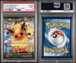 Pokemon Generations Flareon EX RC28/RC32 Radiant Holo Full Art PSA 9 MINT - Image 3