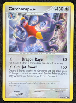 Pokemon TCG Garchomp Pop Series 9 01/17 Regular Rare LP - Image 1