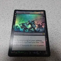MTG 9th Edition Phyrexian Arena Foil English Collectible Card Used - Image 1