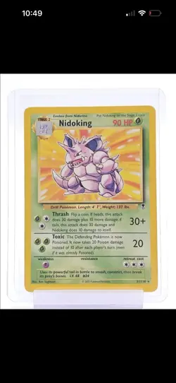 NIDOKING 2002 POKEMON LEGENDARY COLLECTION RARE 31/110 Q1048 - Image 1