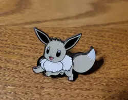 Pokemon Shiny Radiant Eevee Pin Pokemon Go Collection 2023 Metal Promo Pinback - Image 1