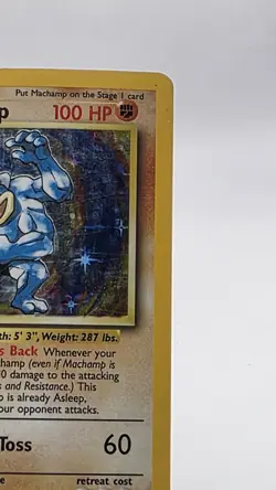 Pokemon Machamp Deck Exclusives Holo Rare 8/102 Stage 2 HP 100 English 1999 - Image 4