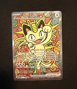 Pokemon TCG Meowth ex - 121/088 - Special Illustration Rare - Image 1