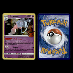 6x Hatterene Lot Hattrem Hatenna 73.0 Sword Shield Series Trick or Trade Pokemon - Image 3