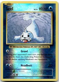 Pokemon Seel Evolutions EVO #28/108 Common Reverse Holo LP BUY2, 1 FREE! - Image 1