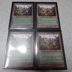 MTG VIS Griffin's Canyon English Set of 4 Rare Magic Card Collection - Image 1