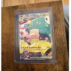 Pokemon Iono's Bellibolt ex 183/159 Sv09 Journey Together SIR Holo ENG - Image 1