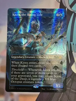 Kiora the Rising Tide Foil MTG Card R FDN Complete Edition - Image 1