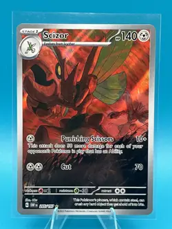 2023 Scizor 205/197 [Illustration Rare] Pokemon TCG Obsidian Flames MINT - Image 1
