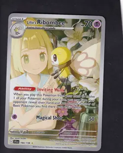 Lillie's Ribombee 164/159 IR - Pokemon TCG Journey Together - Image 1