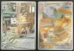 Pokemon TCG - Perfect Order Full Art Lot Of 2: Espurr 95/88 + Spewpa 89/88 - Image 1