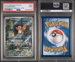2023 Pokemon SVP EN Charmander Obsidian Flames Pokemon Center ETB #044 PSA 9 - Image 3