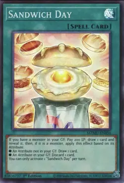 Yugioh Sandwich Day MZMU-EN056 - Super Rare - 1st Edition NM - Image 1