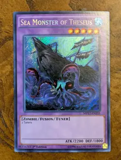 Sea Monster Of Theseus Secret Rare MP17-EN231 1st Edition Near Mint Yu-Gi-Oh! - Image 1