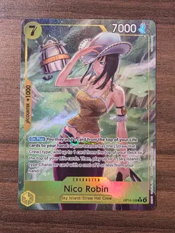 One Piece OP15-109 R Alt Art Nico Robin Adventure on KAMI's Island ENGLISH OP15 - Image 1