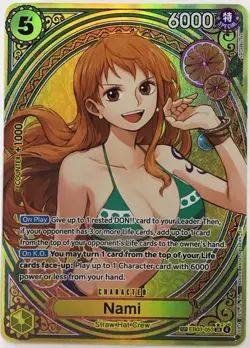 SP Yellow Nami EB-03-053 One Piece TCG Super Rare - Image 1