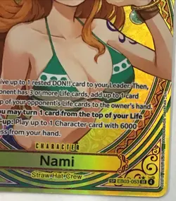 SP Yellow Nami EB-03-053 One Piece TCG Super Rare - Image 3