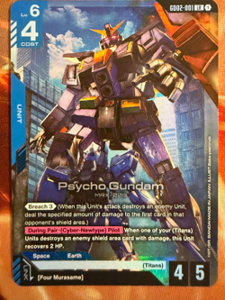 Gundam Card Game - Psycho Gundam GD02-001 (LR) Dual Impact - Image 1