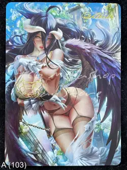 🔥 A 103 Albedo Overlord Goddess Story Anime Waifu Card ACG 🔥 - Image 1