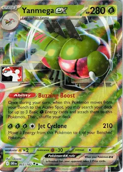 Yanmega EX Rare Prize Pack Series Cards 003/182 NM - Image 1