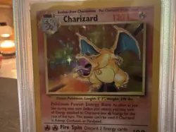 1999 Holo Rare Charizard 4/102 Base Set Pokemon TCG Card PSA 8 - Image 2