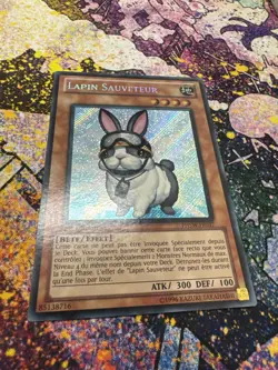 Rescue Rabbit PHSW-EN027 Secret Rare 1st Edition Yugioh Card FRENCH LP to NM - Image 1