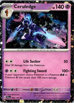 Ceruledge - (Cosmos Holo) Promo Miscellaneous Cards & Products 098/193 NM - Image 1