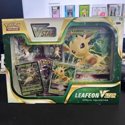 Pokemon TCG Leafeon VSTAR Special Collection Box Booster Promo Cards English - Image 1