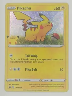 Pikachu 25th Anniversary Stamp Promo Card | SWSH039 | M/NM | Pokemon TCG - Image 1