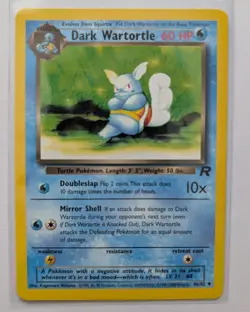 Dark Wartortle 46/82 - Team Rocket - Non-Holo Uncommon WOTC Pokemon Card - NM - Image 1