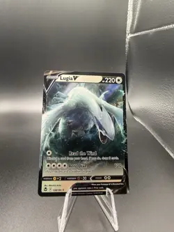 Pokemon Lugia V Silver Tempest Holo Ultra Rare Card 138/195 220 HP English - Image 1