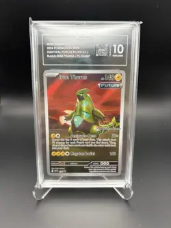 Iron Thorns 2024 Pokemon S&V Temporal Forces ETB #98 Full Art Promo Card TAG 10 - Image 1