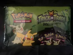 Pokemon TCG Trick or Trade Booster Bundle 1 Package with 50 Packs 3 Card Pack - Image 1