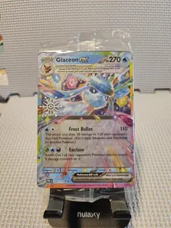 Glaceon ex 026/131 Pokemon TCG Holiday Calendar 2025 SEALED Stamp Promo Card - Image 1