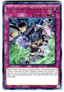 YuGiOh 2nd Haunting Card GFP2-EN174 Fists of the Unrivaled Tenyi - Image 1