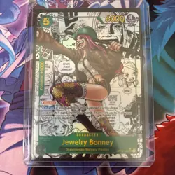 Jewelry Bonney OP12-118 (Manga) One Piece Card (Fresh From Pack) English - Image 1