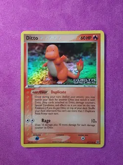 Pokemon Ditto Charmander 37/113 EX Delta Species Stamped Reverse Holo - Image 1