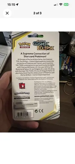 Pokemon Sun and Moon Unified Minds Blister Booster Pack + Cosmic eclipse - Image 3
