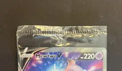 Pokemon Mewtwo V SWSH229 Black Star Promo SEALED Holo NM - Image 4